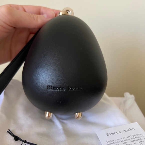 Simone Rocha Micro Egg Leather Bag - Picture 4 of 9